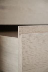 Melstone kummut, 110 H70, whitewash tamm