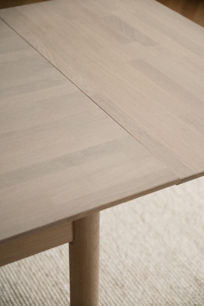 Derrymore söögilaud, 205x90 cm, whitewash