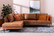 Pisipilt: Copenhagen avatud nurgaga diivan (vasak), Essenza 04, konjak (sis. must metalljalg)