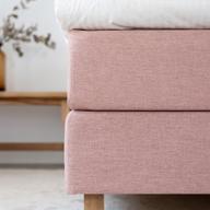 Pisipilt: Wellington kontinentaalvoodi, 160x200 cm (sis. kattem. peats + jald), roosa