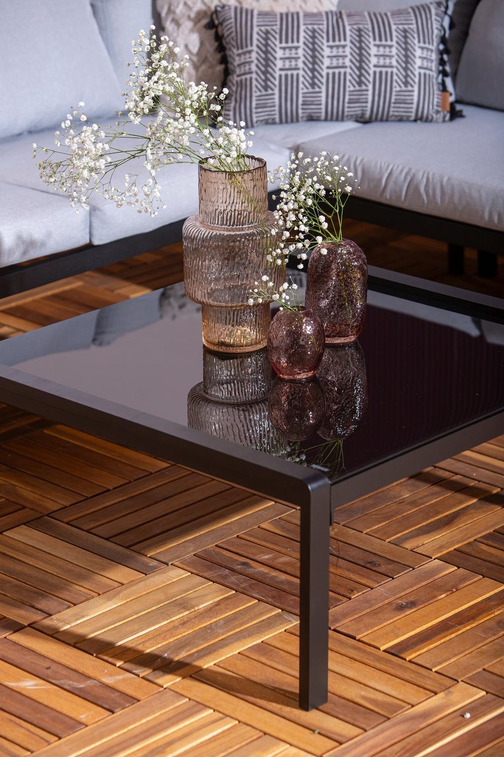 Ramnes aiamööbli nurgadiivan + laud