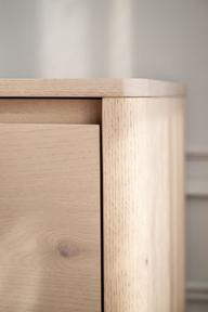 Melstone puhvetkapp, 180 H70 whitewash tamm