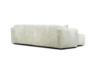 Pisipilt: Nurgadiivan Ronda 3-kohaline maxi, vasak, Fluffy 5601 valge