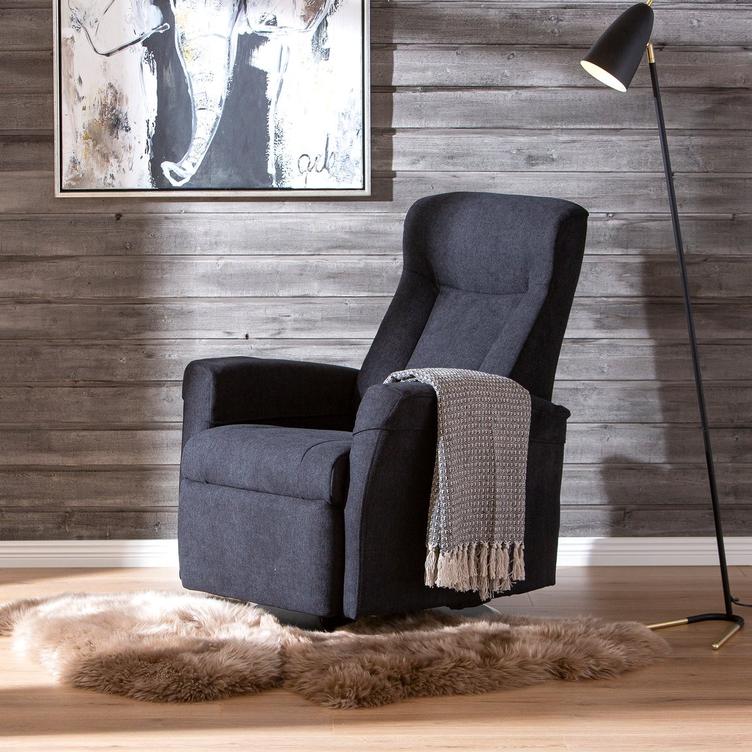 Tugitool Prince recliner mehhanismiga, caprice charcoal