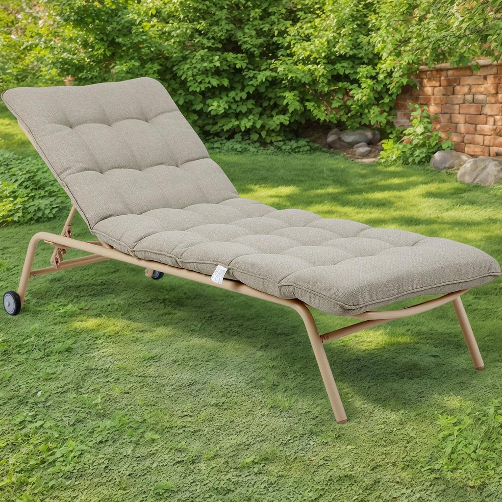 Fancy terrassimööbli lamamistool