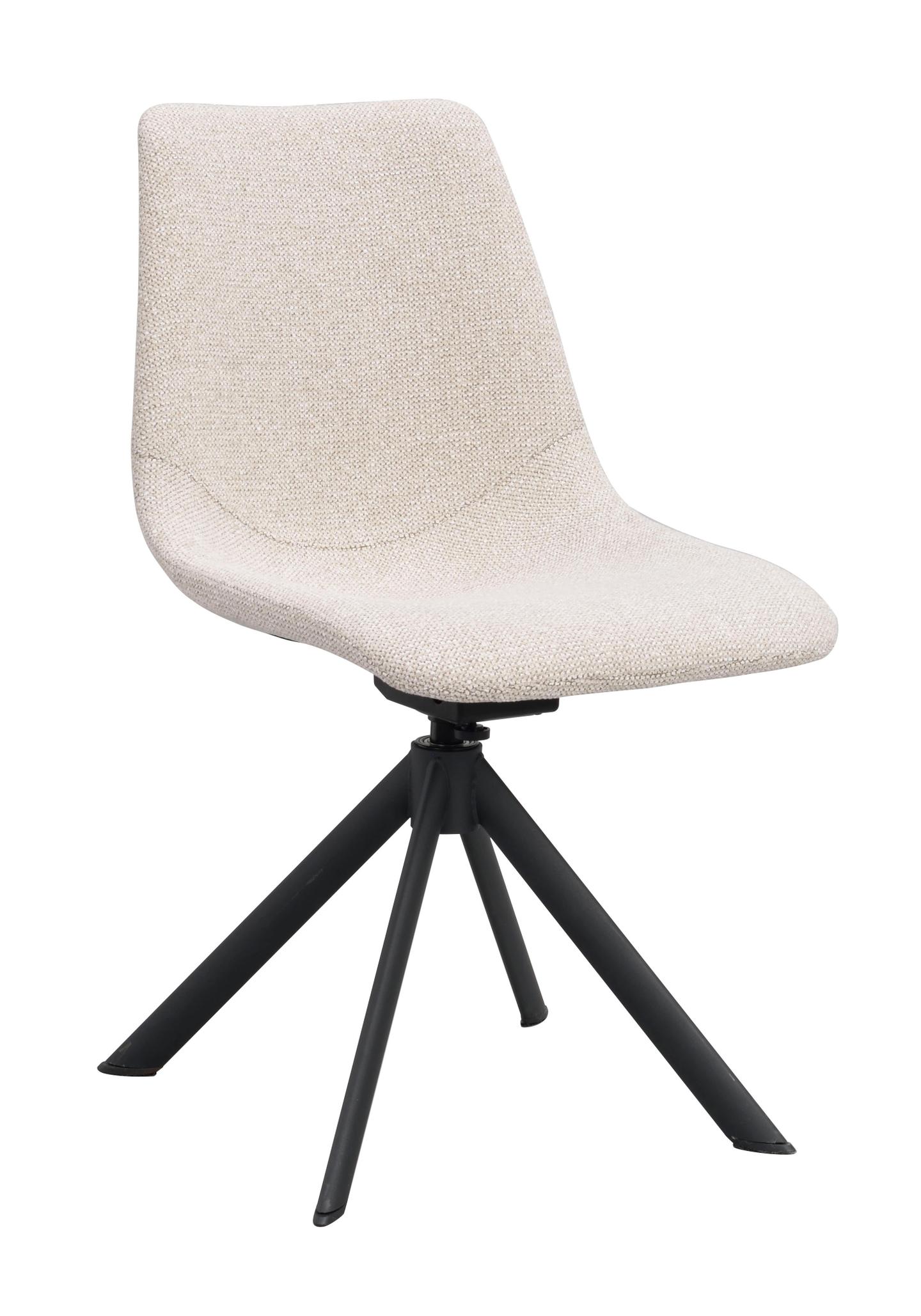 Dunmore tool helebeež kangas/mustad metallist jalad, pöörlev-kiikuv