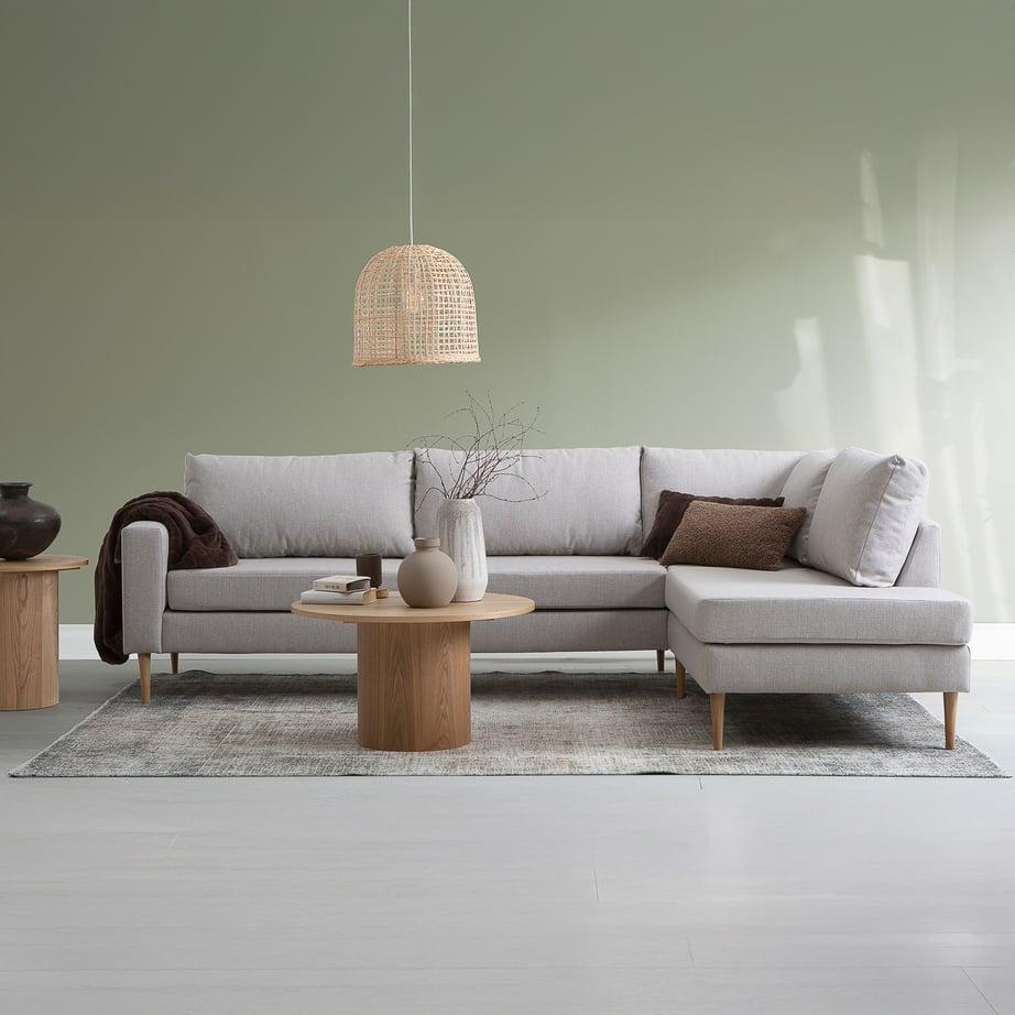 Blink avatud nurgaga diivan (parem), beež