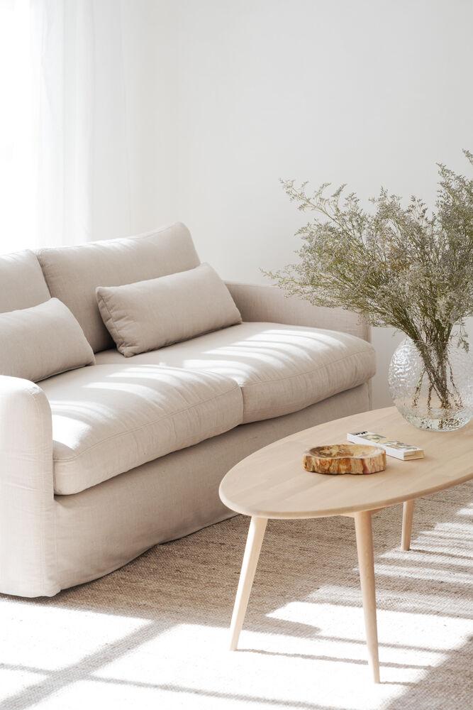 Tompkins diivanilaud ellips 150x60 whitewash tamm