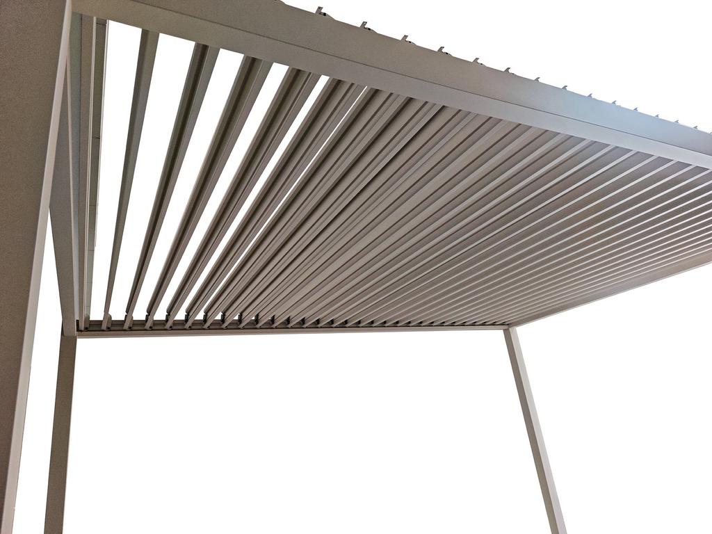 Nordic Aiamööbli paviljon 3x4m võrekatusega, khaki värvi