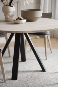 Pisipilt: Carradale söögilaud whitewash/must