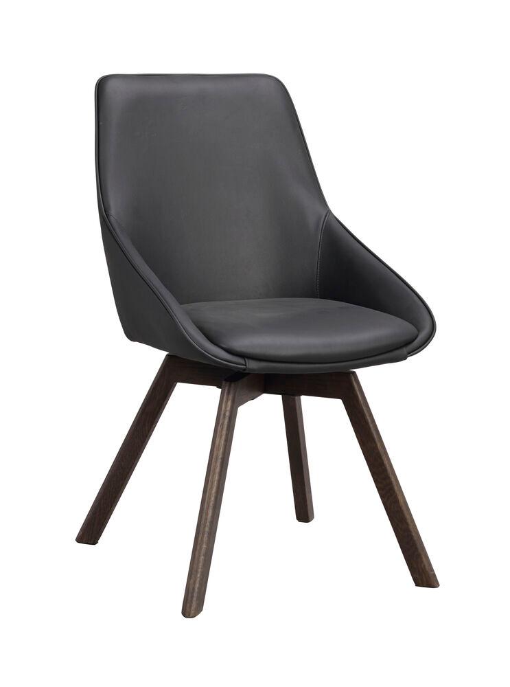 Alison tool must nahk/pruun tammejalg pöörlev