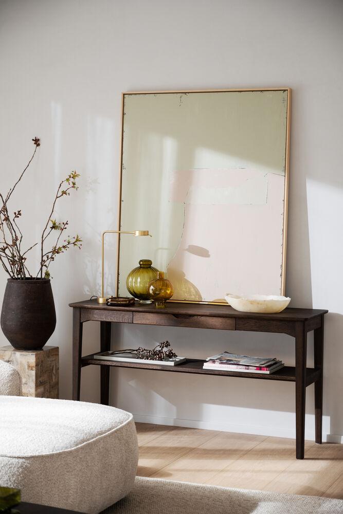 Markham konsoollaud sahtliga 140 pruun tamm