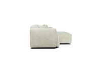 Pisipilt: Nurgadiivan Ronda 3-kohaline maxi, parem, Fluffy 5601 valge