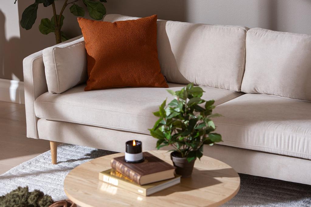 Copenhagen Nordic avatud nurgaga diivan (parem), beež / tammejalg