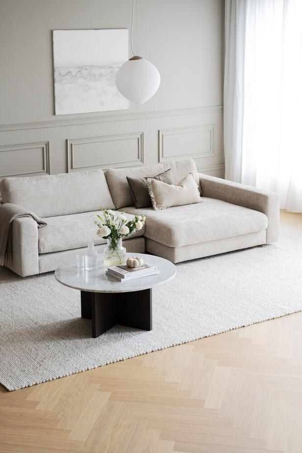 Duncan 3-kohaline diivan, helehall