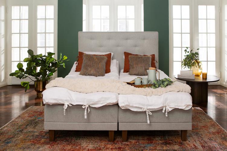 Moon Bronze mootorvoodi 160x200 (ei sisalda pp) helehall