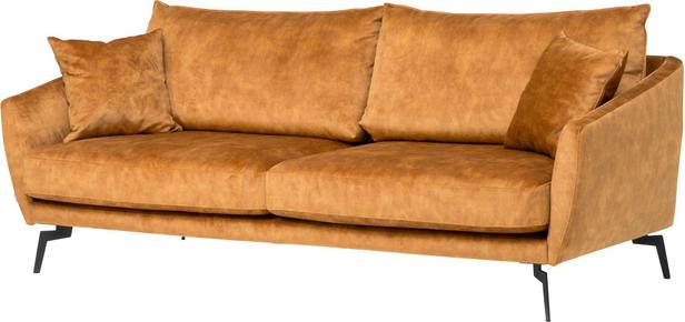 Coral 3-kohaline diivan - sametises Adore kangas