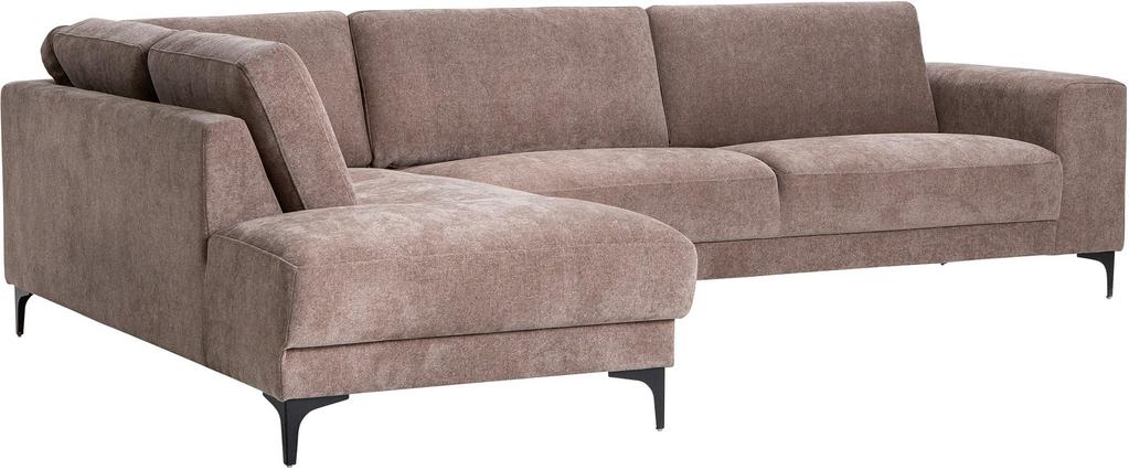 Westcoast avatud nurgaga diivan, suur, vasak, Storm 18, pruun