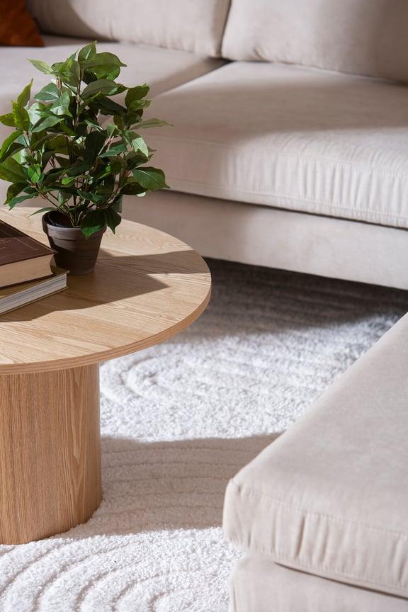 Copenhagen Nordic avatud nurgaga diivan (parem), beež / tammejalg