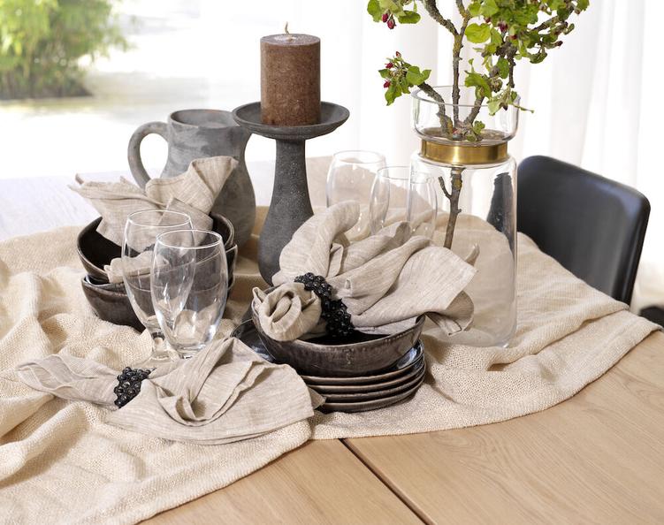 Melville söögilaud 210x95 ww tamm/must met