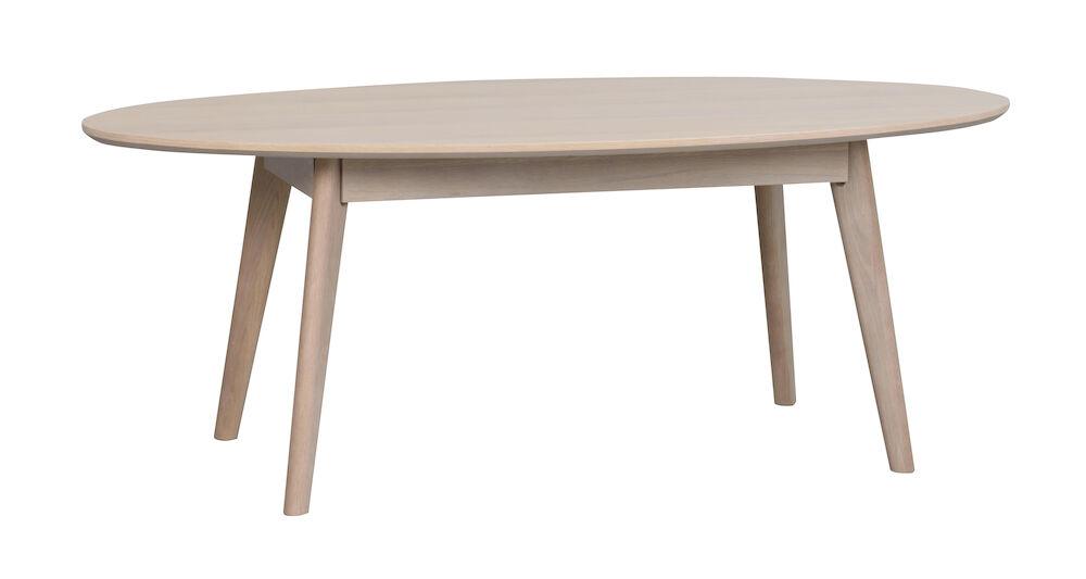Yumi diivanilaud ovaalne 130x65 whitewash tamm