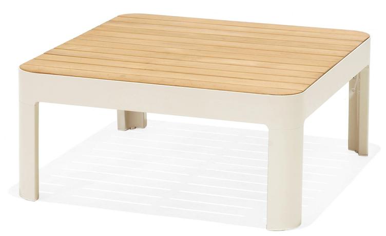 Ekenäs terrassimööbli diivanilaud 72x72 cm, tiik/liiv alumiinium